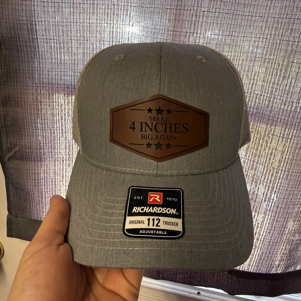 Richardson Men's Adjustable Trucker Hat - Gray